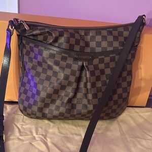 Louis Vuitton Dark Brown Checkered Shoulder Bag